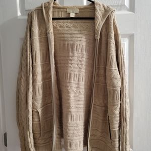 CJ Banks 2X Tan Cardigan